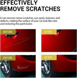 Car Scratch Remover – Auto Scratch Repair Wax & Car Paint Restorer, Swirl/Scuff Mark Remover kit with Microfibre Cloth & Sponge
