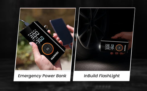 Cordless Tyre Inflator Rechargeable – Portable Car Tyre Pump150 PSI with Pressure Gauge, LED Light, Digital Display, Tyre Inflator Air Compressor for Car/Bicycle/Motorbike